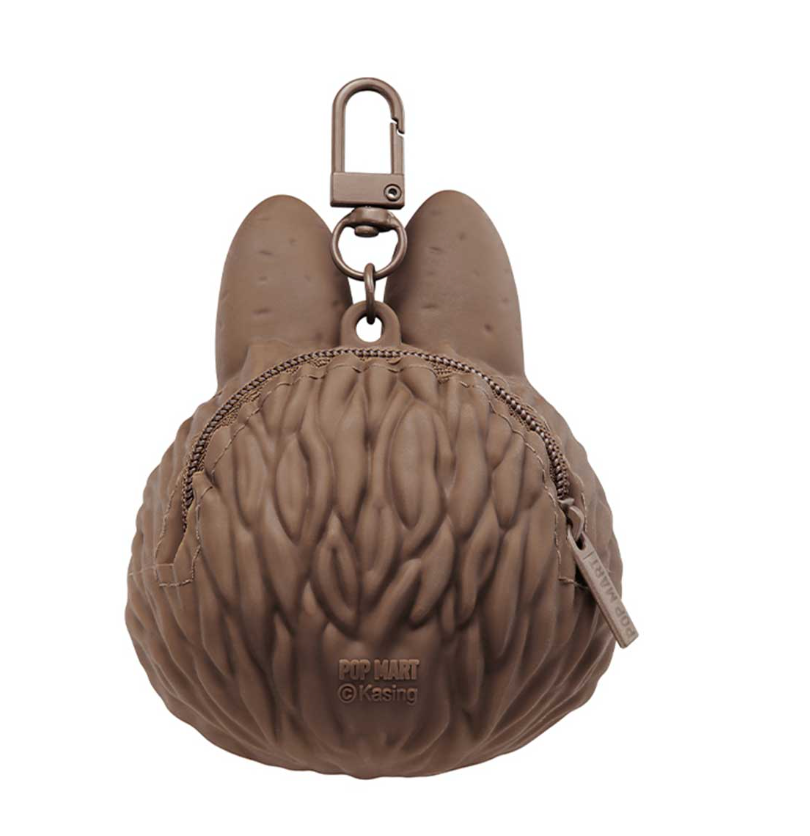 LABUBU Originals, Brown Silicone Earphone Bag Getlabubu