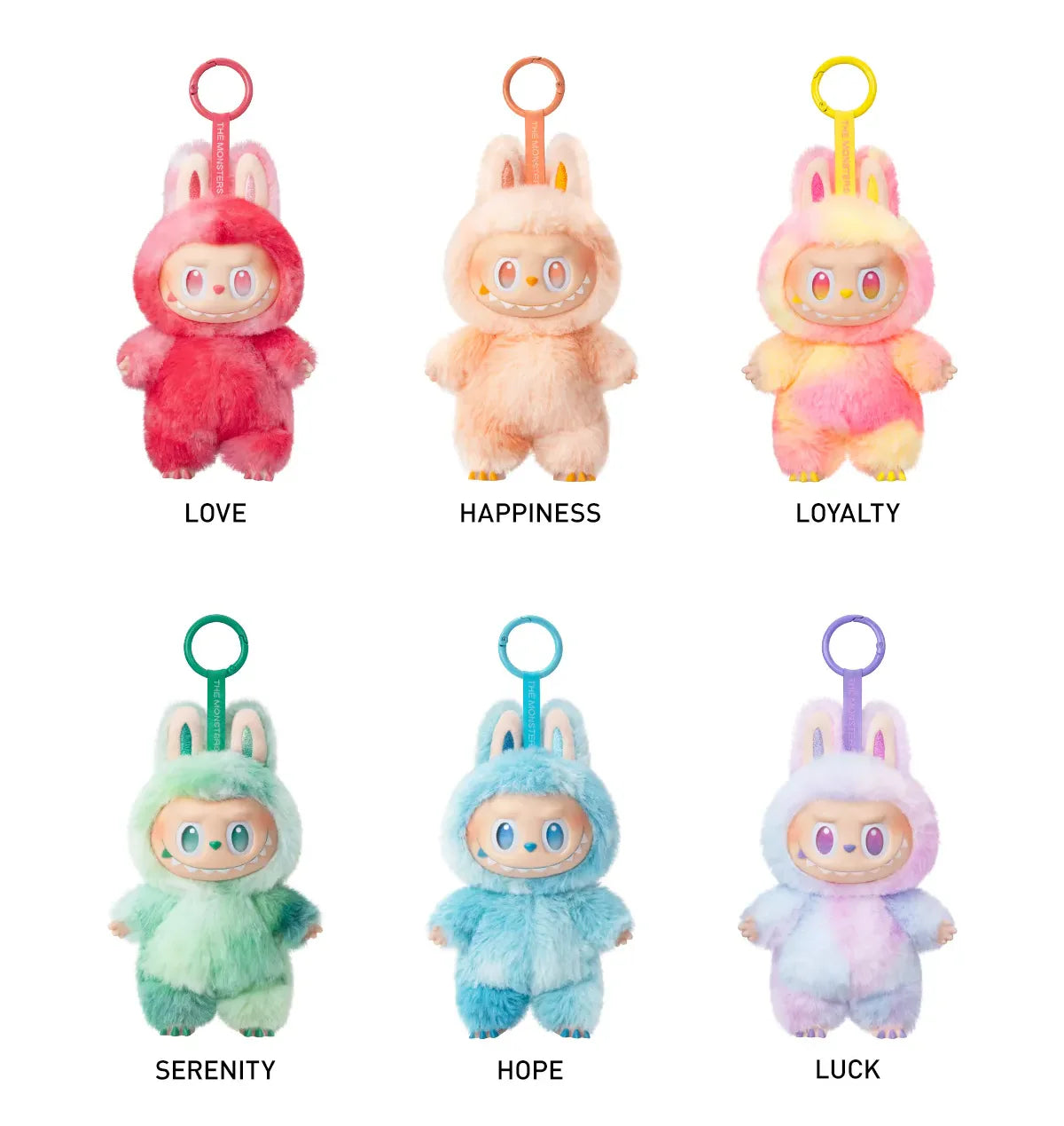 THE MONSTERS Big into Energy Pendant Set | Full Vinyl Plush 7