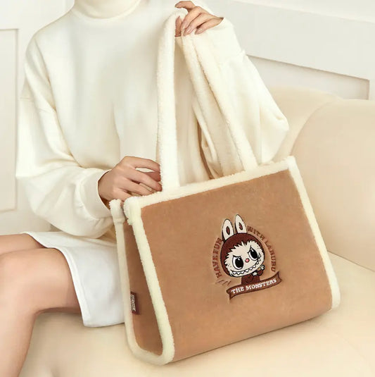 Classic Bag Series- LABUBU Plush Tote Bag Getlabubu